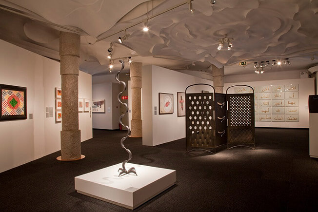 visit pedrera by day expositions room