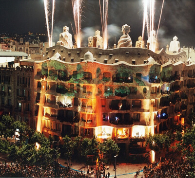 chronologie pedrera fête inauguration bcn