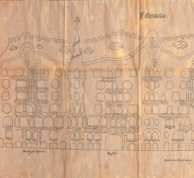 chronologie pedrera plans gaudi mila