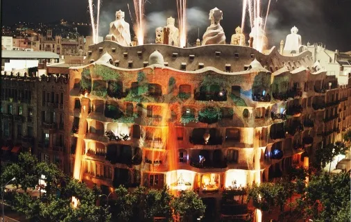 Celebrazione dell’inaugurazione di La Pedrera