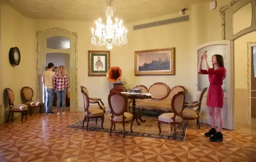 Casa Milà in Barcelona during Chinese Golden Week