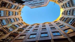 La cour des papillons de La Pedrera - Casa Milà