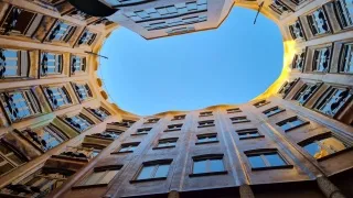 La cour des papillons de La Pedrera - Casa Milà