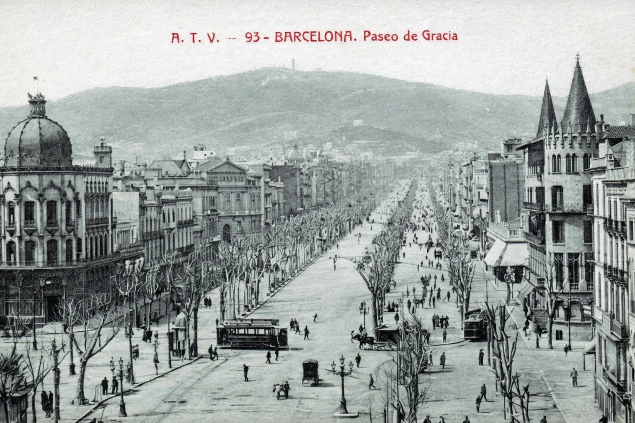 Postal Del Passeig De Gracia