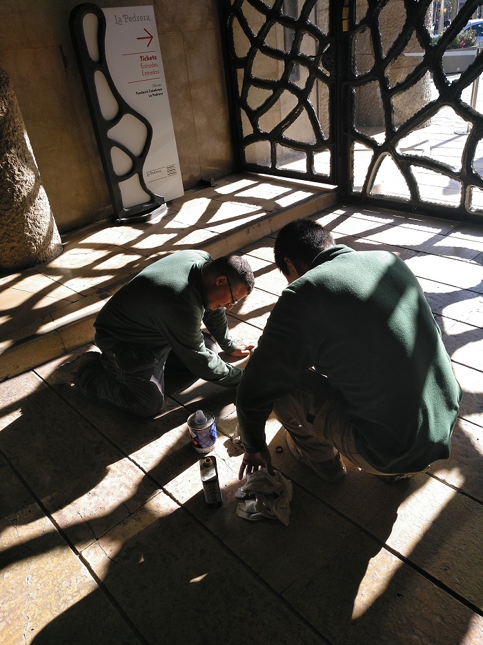 Checks have been carried out on parts of the historic building and some museum equipment