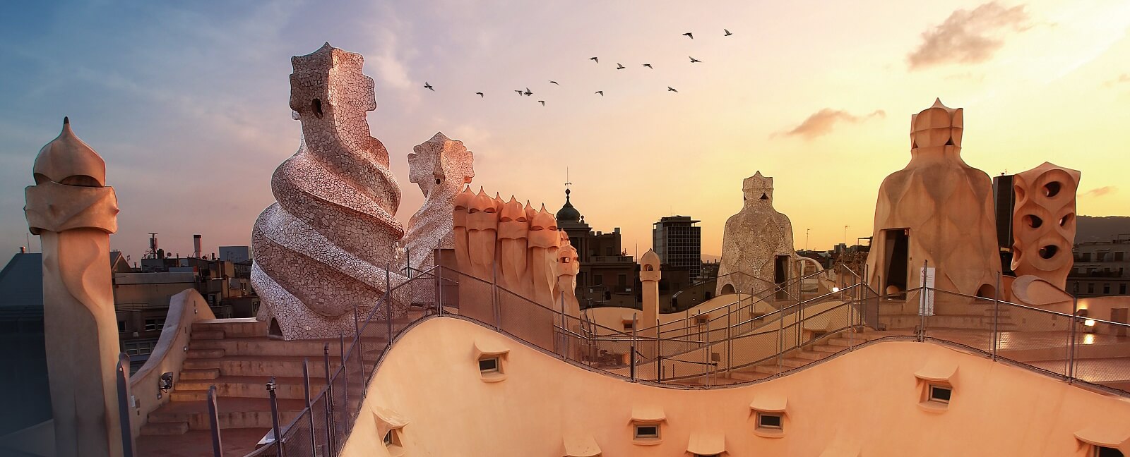 Terraço de La Pedrera para oferecer