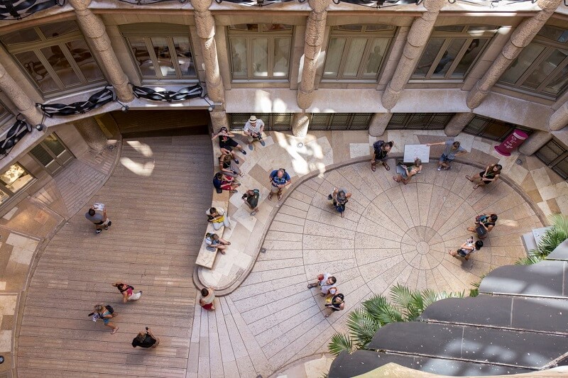 usos atuais pedrera turística